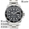 CLEAN 3135 40MM 데이트 블랙 롤렉스 서브마리너 submariner 116610LN