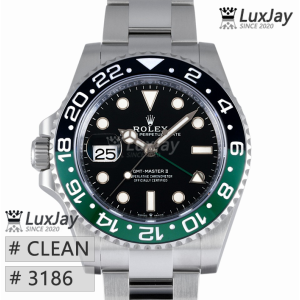 CLEAN 3186 40MM 지엠티 마스터2 스프라이트 GMT MASTER II 126720