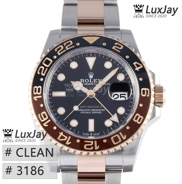 CLEAN 3186 40MM 지엠티 마스터2 루트비어 금통 or 콤비 GMT MASTER II 126711 / 126715