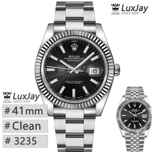 CLEAN 3235 41MM 롤렉스 데이저스트 데이트저스트 블랙 DateJust41 m126334-0017/0018