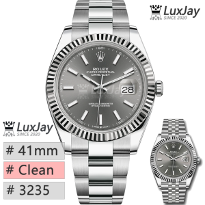 CLEAN 3235 41MM 롤렉스 데이저스트 데이트저스트 슬레이트 DateJust41 126334-0013-0014