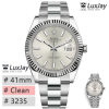 CLEAN 3235 41MM 롤렉스 데이저스트 데이트저스트 실버 DateJust41 126334-0003-0004