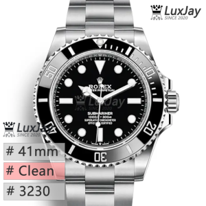 CLEAN 3230 41MM 블랙 논데이트 롤렉스 서브마리너 submariner 124060