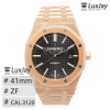 ZF 3120 41MM ROYAL OAK ROSE GOLD BLACK DIAL 15400OR