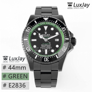 GREEN ETA2836 44MM Blaken Sea-Dweller GREEN 126660-0001