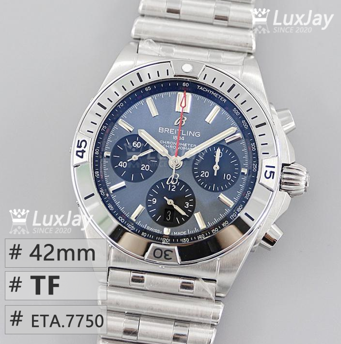 TF eta7750 42MM Breitling Chronomat B01 AB01344A1C1A1 브라이틀링 크로노 맷