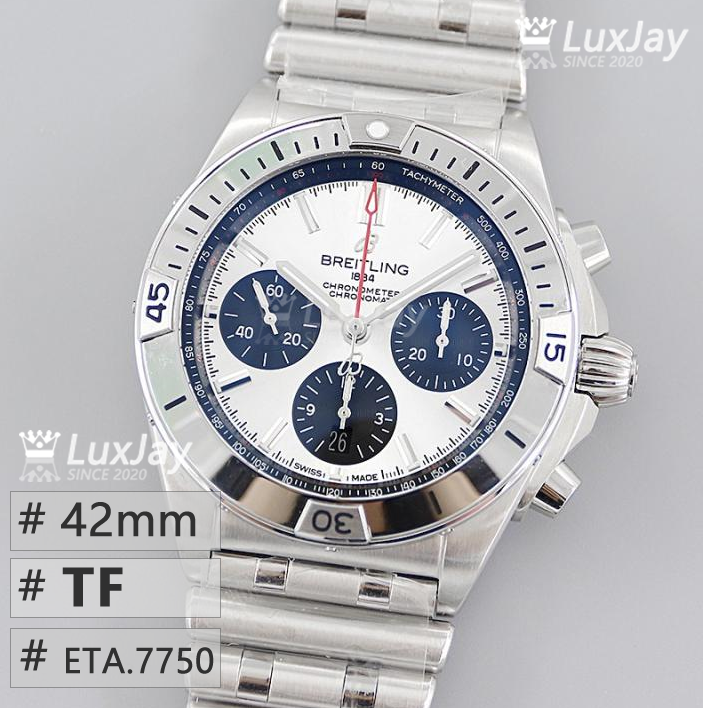 TF eta7750 42MM Breitling Chronomat B01 AB0134101G1A1 브라이틀링 크로노 맷