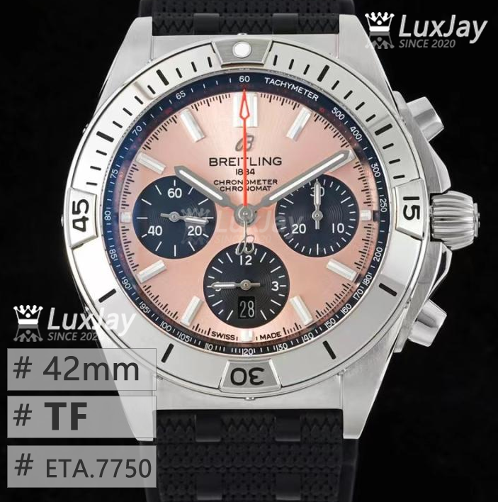 TF eta7750 42MM Breitling Chronomat B01 AB0134101K1A1S 브라이틀링 크로노 맷