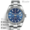 NOOB  42mm  9001  롤렉스 스카이드웰러 스틸 청판 SKY DWELLER