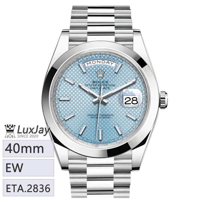 EW E2836 40mm 롤렉스 데이데이트 40 Rolex Day-Date 40 Ice blueic 228206