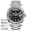 EW E2836 40mm 롤렉스 데이데이트 40 Rolex Day-Date 40 BlackWhite Gold 228239