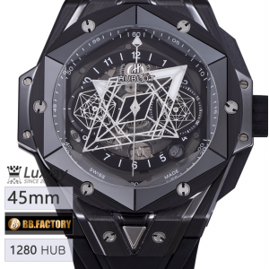 BBF 45MM 위블로 HUBLOT 빅뱅 상 블루 II 세라믹 Ref. 418.FX.8007.RX.MXM21