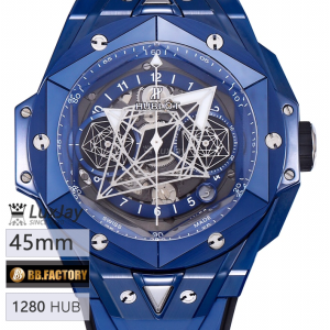 BBF 45MM 위블로 HUBLOT 빅뱅 상 블루 II 세라믹 Ref. 418.EX.5107.RX.MXM21