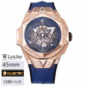 BBF 45MM 위블로 HUBLOT 빅뱅 상 블루 II 세라믹 Ref. 418.ox.5108.rx.mxm20