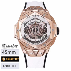 BBF 45MM 위블로 HUBLOT 빅뱅 상 블루 II 세라믹 Ref. 418.OX.2001.RX.MXM20