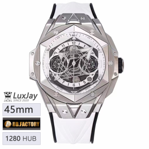 BBF 45MM 위블로 HUBLOT 빅뱅 상 블루 II 세라믹 Ref. 418.NX.2001.RX.MXM20