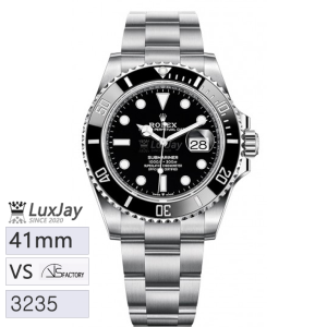 VS 3235 41MM 블랙 롤렉스 서브마리너 submariner 126610