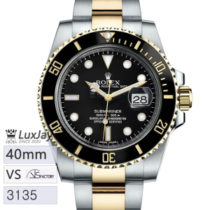 VS 3135 40MM 데이트 흑콤 롤렉스 서브마리너 submariner 126613LN