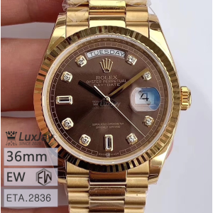 EW E2836 36mm 롤렉스 데이데이트 36 Rolex Day-Date 36 다이아 인덱스 118235F