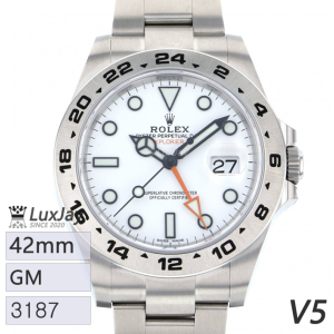 GM 42MM 3187 ROLEX ExplorerⅡ 롤렉스 익스플로러 II 216570