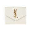 생로랑 YSL 모노그램 마틀라쎄 컴팩트 3단 지갑 은장 403943 12·5*10*2.5cm