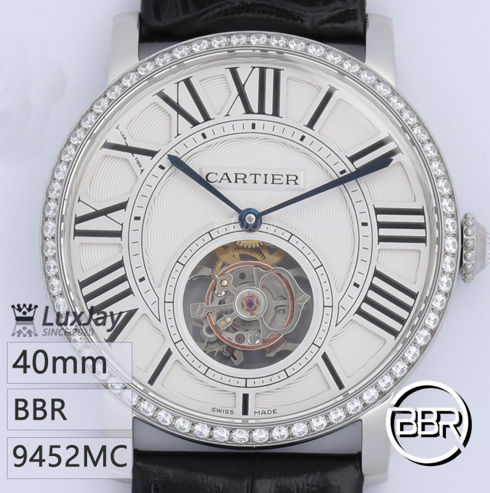 BBR 40mm X 10.6mm 9452MC 까르띠에 ROTONDE DE CARTIER HPI00593  [주문제작 15~20일]