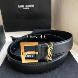 생로랑 모노그램 YSL 벨트 30mm