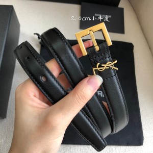 생로랑 모노그램 YSL 벨트 20mm