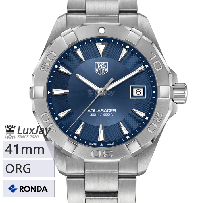 ORG 41mm 스위스 쿼츠 태그호이어 TAG Heuer Aquaracer WAY1112.BA0928