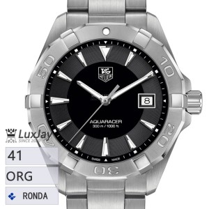 ORG 41mm 스위스 쿼츠 태그호이어 TAG Heuer Aquaracer WAY1110.BA0928