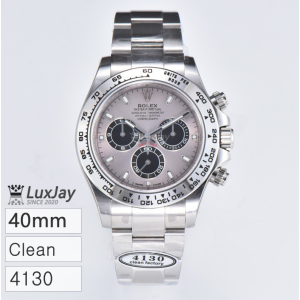 CLEAN 4130 40MM 데이토나 세이토나 롤렉스 Rolex Daytona 40mm White Gold Black Arabic Dial Oyster 116509