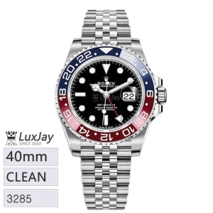 CLEAN 3285 40MM 지엠티 마스터2 펩시 GMT MASTER II 126710