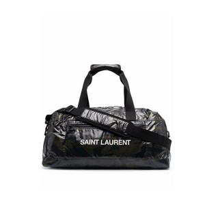 SAINT LAURENT 메탈라이즈드 눅스  플래티네 엣 누아르 581374F 50×26cm