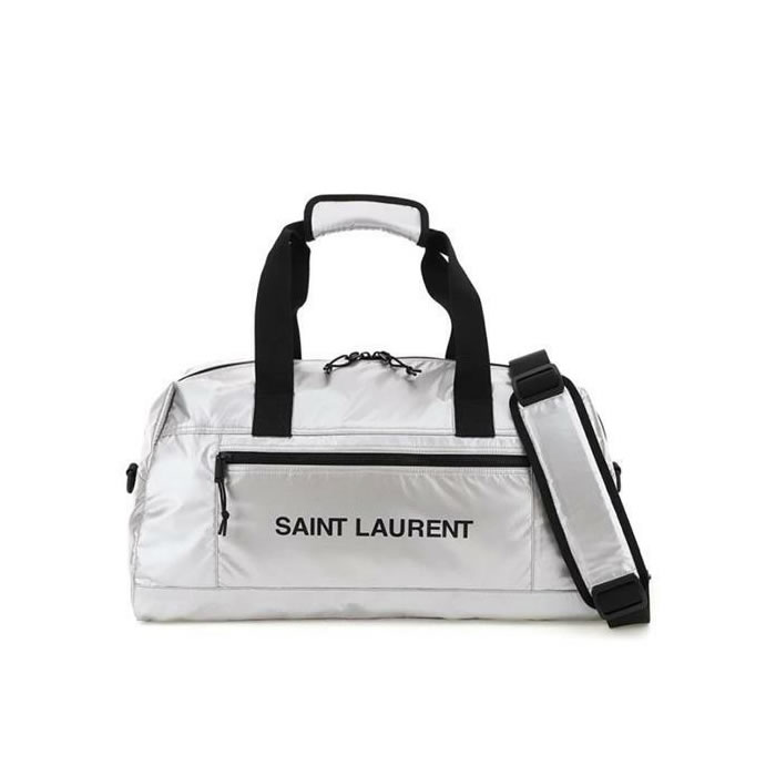 SAINT LAURENT 메탈라이즈드 눅스  플래티네 엣 581374F 50×26cm