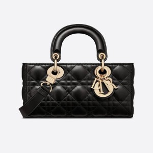 SSA DIOR 레이디 디 조이 백 스몰 까나쥬 블랙 M0613ONGE M900 22x12x6cm