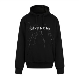 GIVENCHY 블랙 그래픽 후디