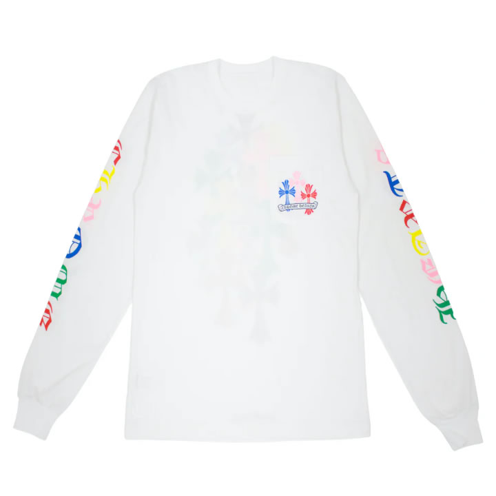 Chrome Hearts Multi Color Cross Cemetery T-shirt