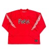 CHROME HEARTS MATTY BOY SPORTS MESH L/S WARM UP JERSEY “RED”