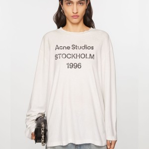 ACNE STUDIOS 로고 티셔츠 - 릴랙스핏