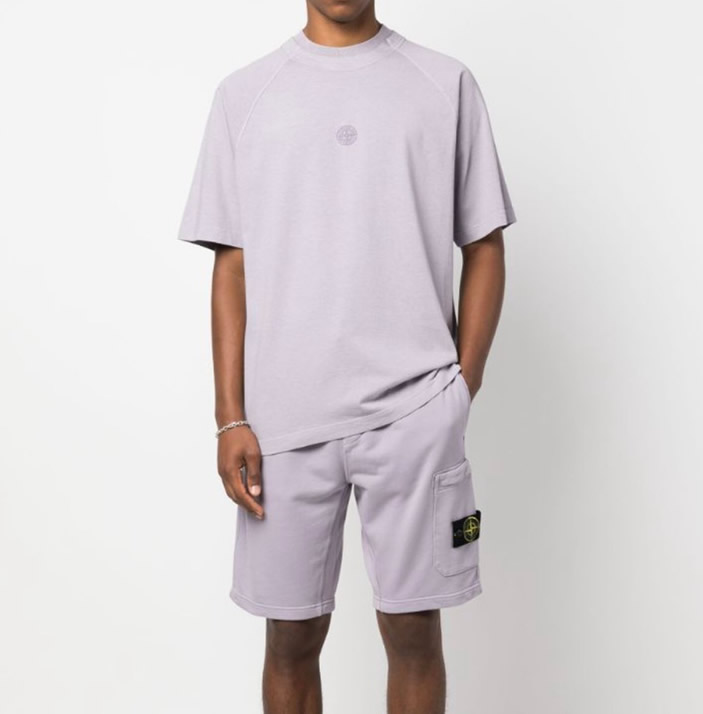 Stone Island Compass-Motif Cotton T-Shirt