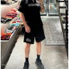 Chrome Hearts Black Mesh Shorts