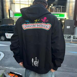 Chrome Hearts 2024 BRAND NEW - MULTI COLOR FOTI HOODIE ZIP