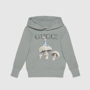 Gucci Kids x Peter Rabbit printed jersey hoodie