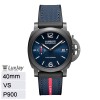 VS P9010 44mm 파네라이 Luminor Quaranta Steel DLC Luna Rossa PAM01408