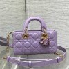 SA 디올 LADY D-JOY 레더 퀼팅 로고 체인 스몰 백 M0613ONGE 22 x 12 x 6cm