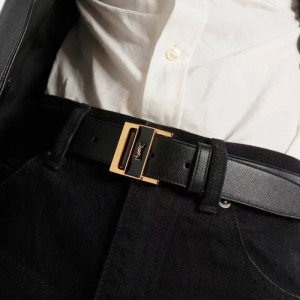 Saint Laurent New Line leather belt