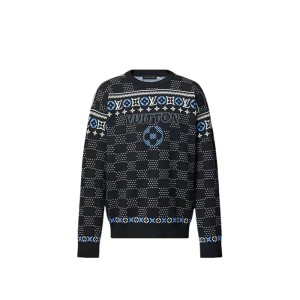 1AGJUE LV Ski Jacquard Wool Pullover