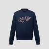 1AGJXX Embroidered Cotton Crewneck