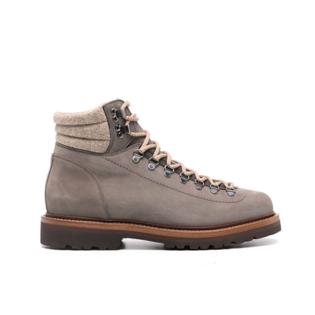 Brunello Cucinelli Nubuck Hiking Boots