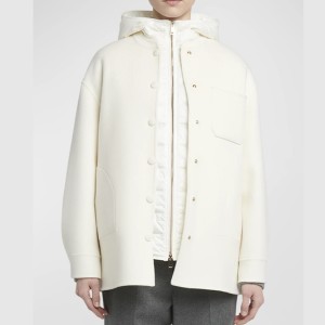 Moncler Bouchet 3-in-1 Cashmere Blend Puffer Jacket